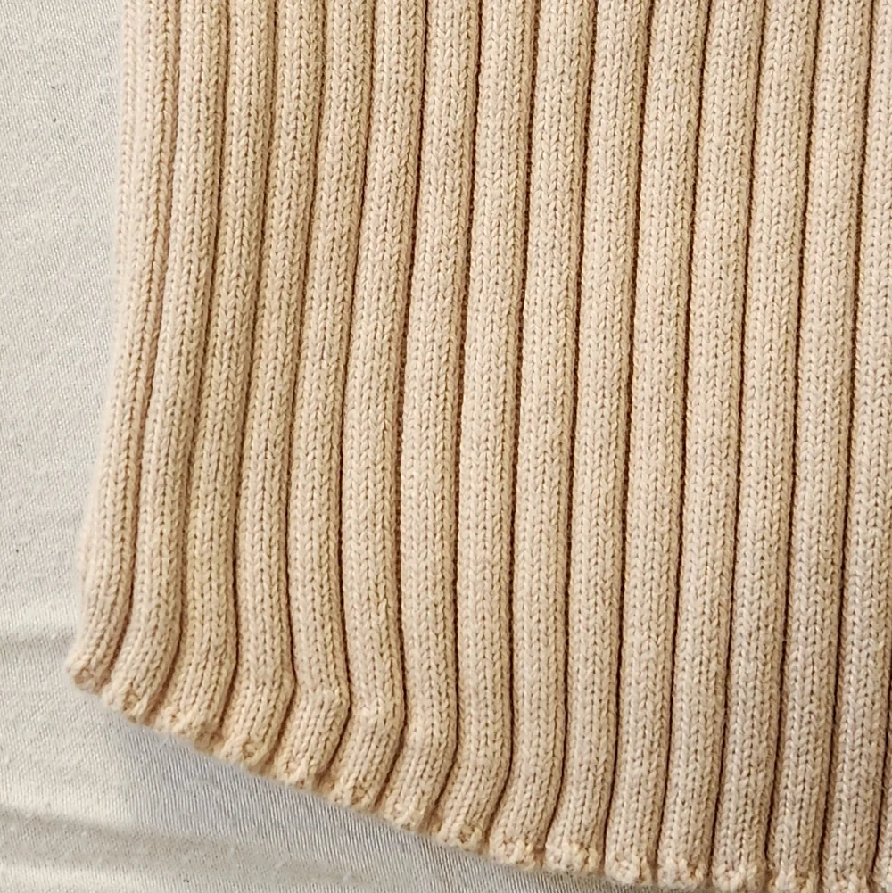 Free People Intimately Take Me Home‎ Knit Cami Cropped Tank Top Beige Medium